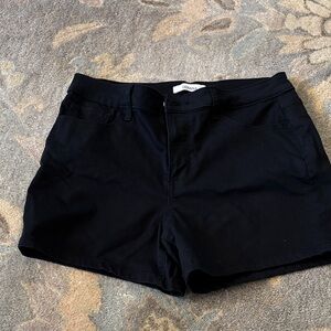 Zenana Outfitters High Waist Black Shorts